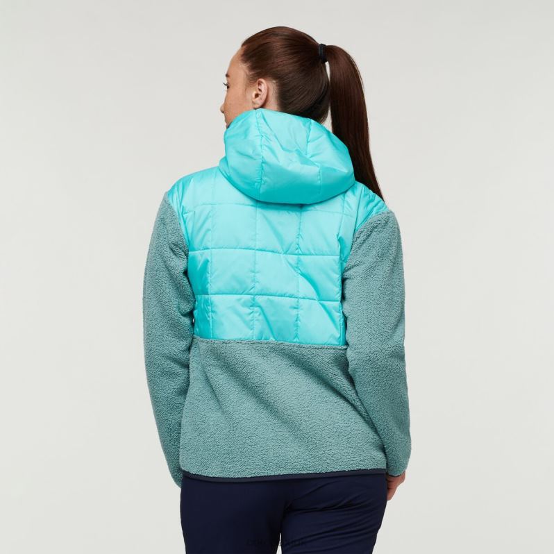 Cotopaxi Jacket UK - Original Sky-Bluegrass Trico Hybrid Jacket Women Cotopaxi X4X0H700