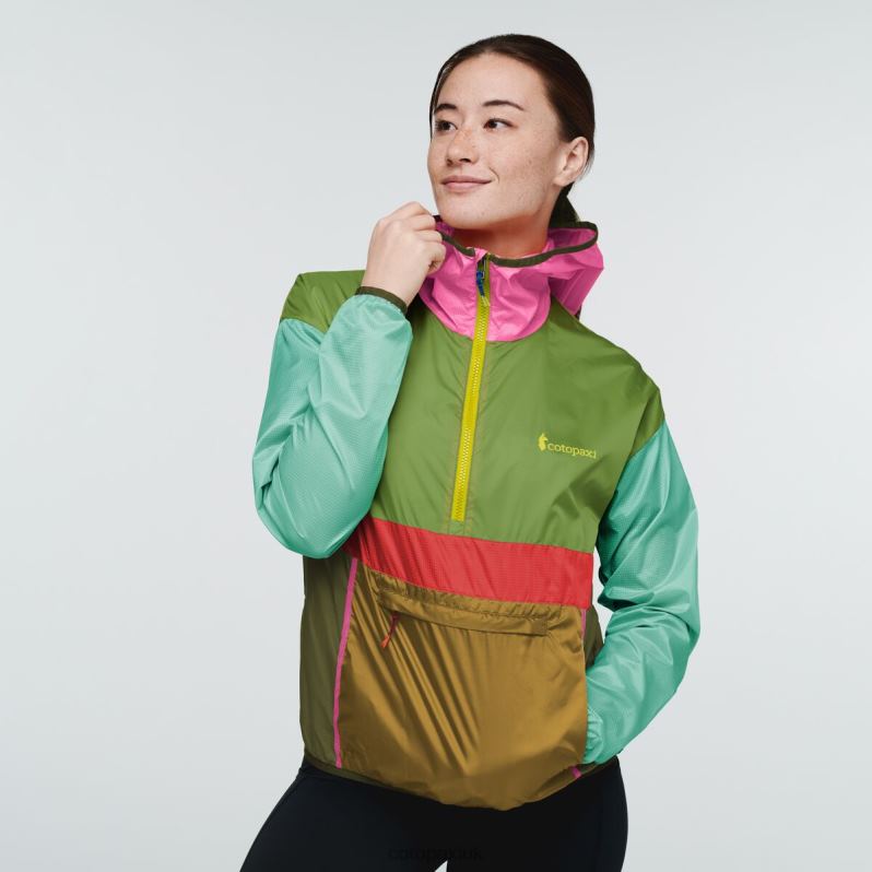 Cotopaxi Jacket UK - Post Card Teca Windbreaker Halfzip Women Collection Cotopaxi X4X0H683