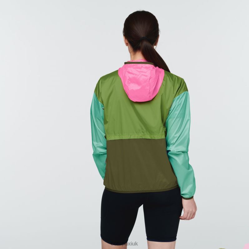Cotopaxi Jacket UK - Post Card Teca Windbreaker Halfzip Women Collection Cotopaxi X4X0H683
