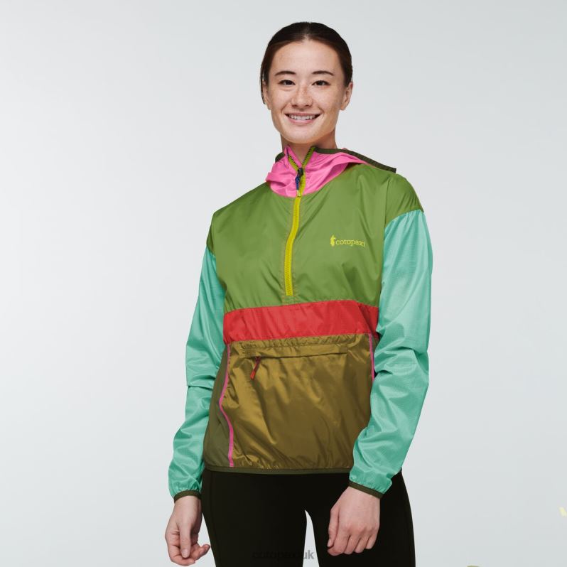 Cotopaxi Jacket UK - Post Card Teca Windbreaker Halfzip Women Collection Cotopaxi X4X0H683