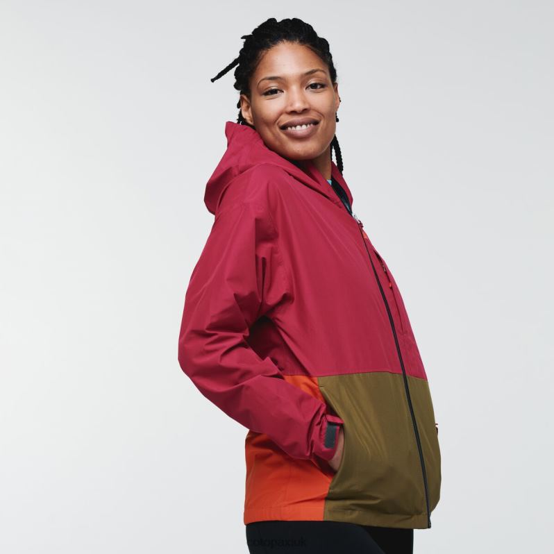 Cotopaxi Jacket UK - Raspberry New Cielo Rain Jacket Women Cotopaxi X4X0H681