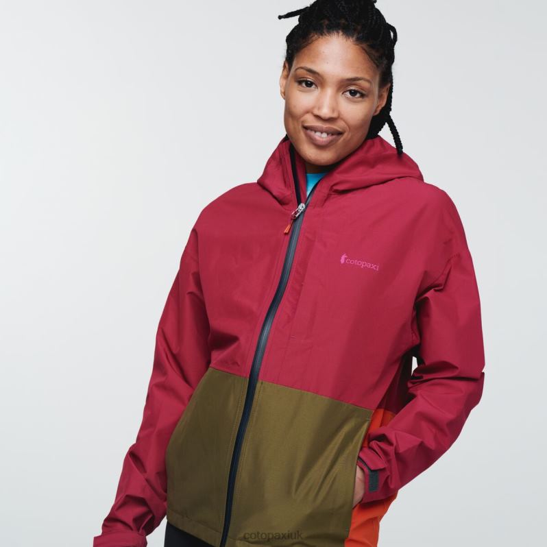 Cotopaxi Jacket UK - Raspberry New Cielo Rain Jacket Women Cotopaxi X4X0H681