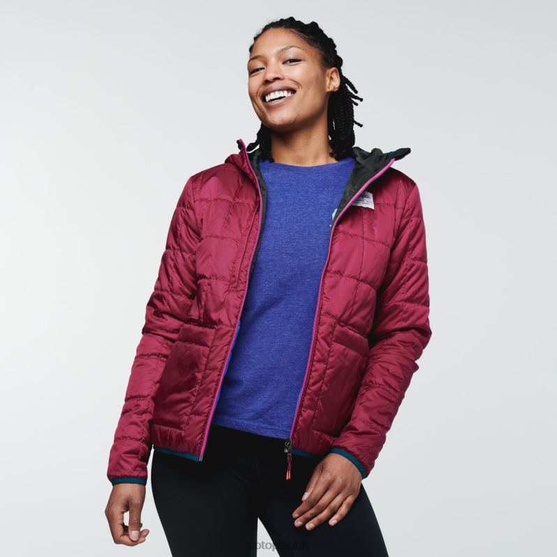 Cotopaxi Jacket UK - Teca Calido Hooded Jacket Women Run Run Best Cotopaxi X4X0H691
