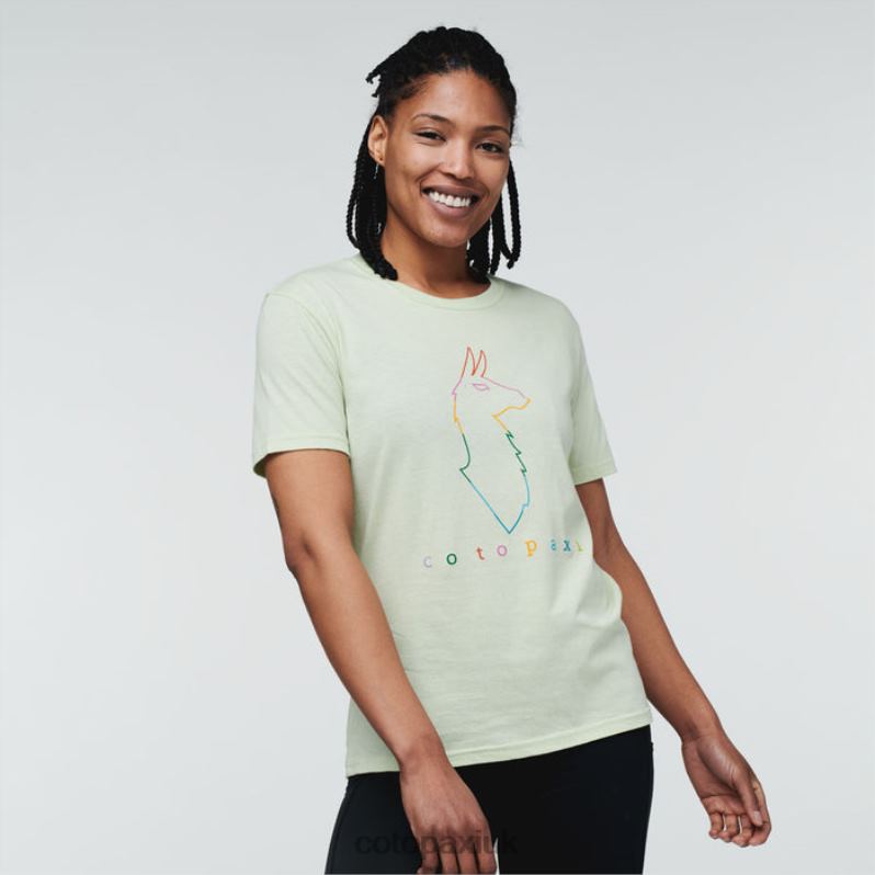 Cotopaxi UK - Best Lichen Electric Llama T-Shirt Women Cotopaxi X4X0H207