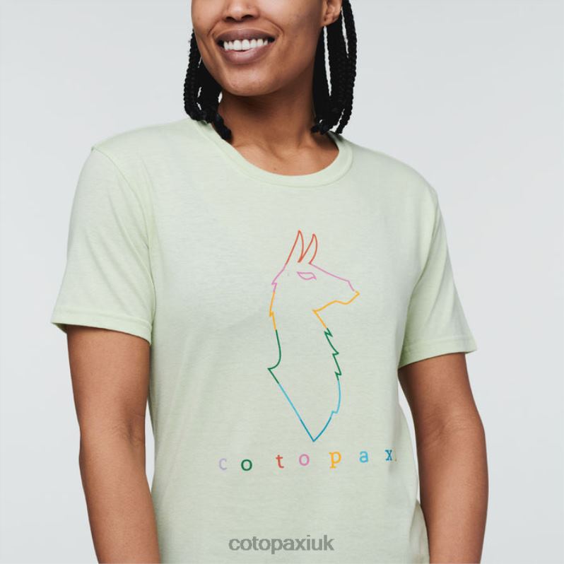 Cotopaxi UK - Best Lichen Electric Llama T-Shirt Women Cotopaxi X4X0H207