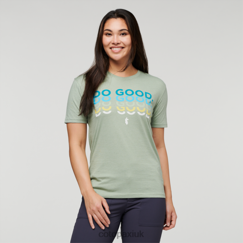 Cotopaxi UK - Do Good Repeat T-Shirt Women Silver Leaf Origin Cotopaxi X4X0H190