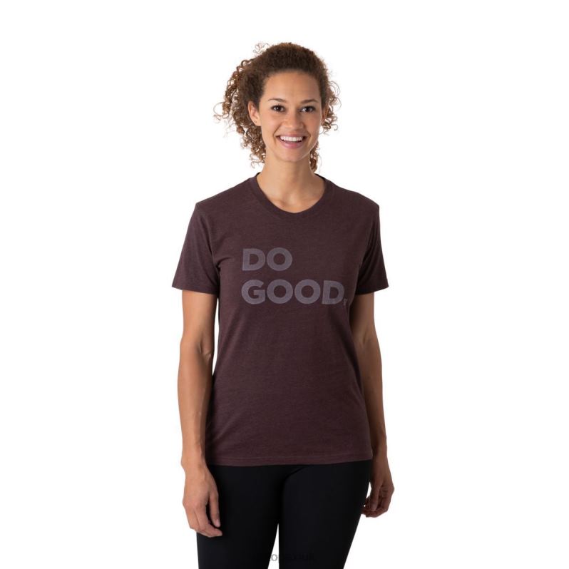 Cotopaxi UK - Do Good T-Shirt Women Black Iris Brand Cotopaxi X4X0H742