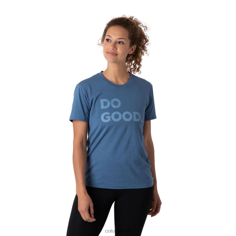 Cotopaxi UK - Do Good T-Shirt Women Denim Origins Cotopaxi X4X0H741