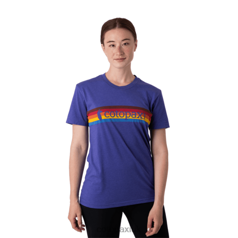 Cotopaxi UK - Fashion Blue Violet On The Horizon T-Shirt Women Cotopaxi X4X0H209