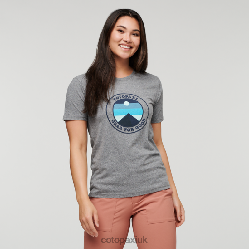 Cotopaxi UK - Heather Grey Sunny Side T-Shirt Women Original Cotopaxi X4X0H194