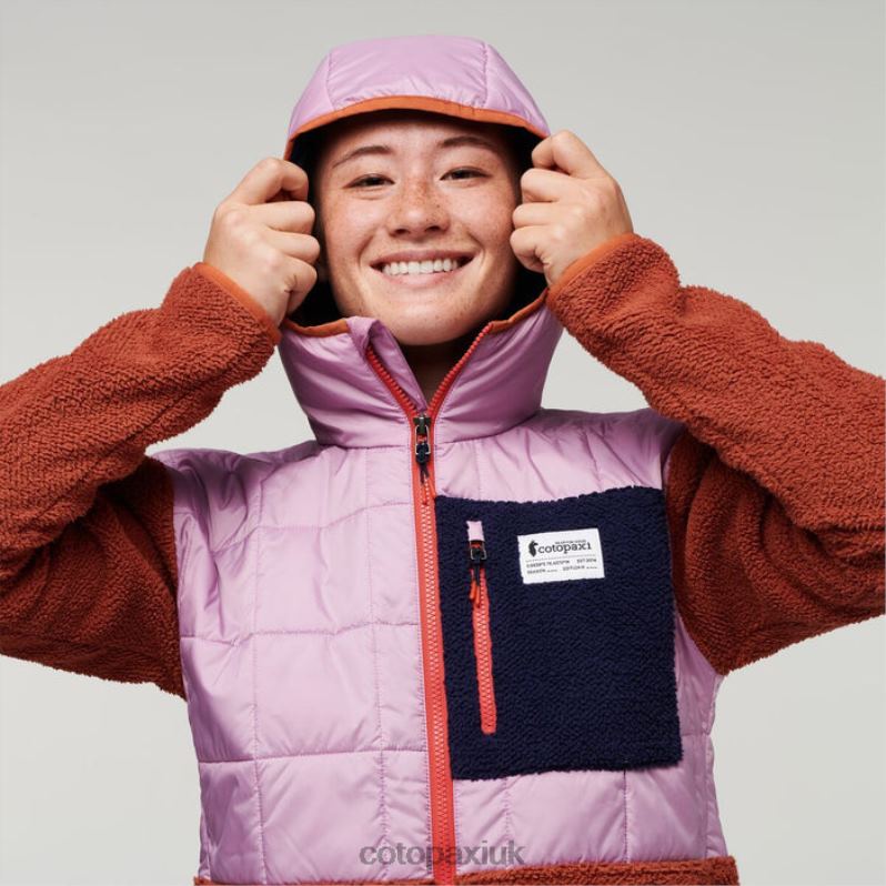 Cotopaxi UK - Hot Thistle-Spice Trico Hybrid Jacket Women Cotopaxi X4X0H41