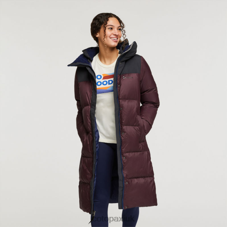 Cotopaxi UK - Solazo Down Parka Women Black-Black Iris Fashion Cotopaxi X4X0H22