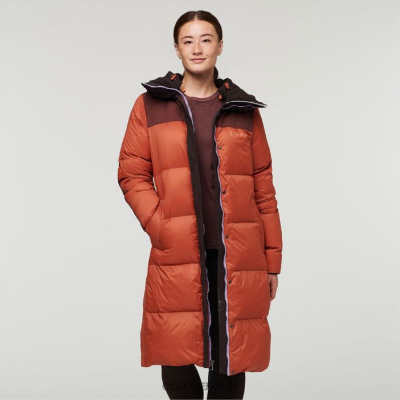 Cotopaxi UK - Solazo Down Parka Women Cavern-Spice Hot Cotopaxi X4X0H19