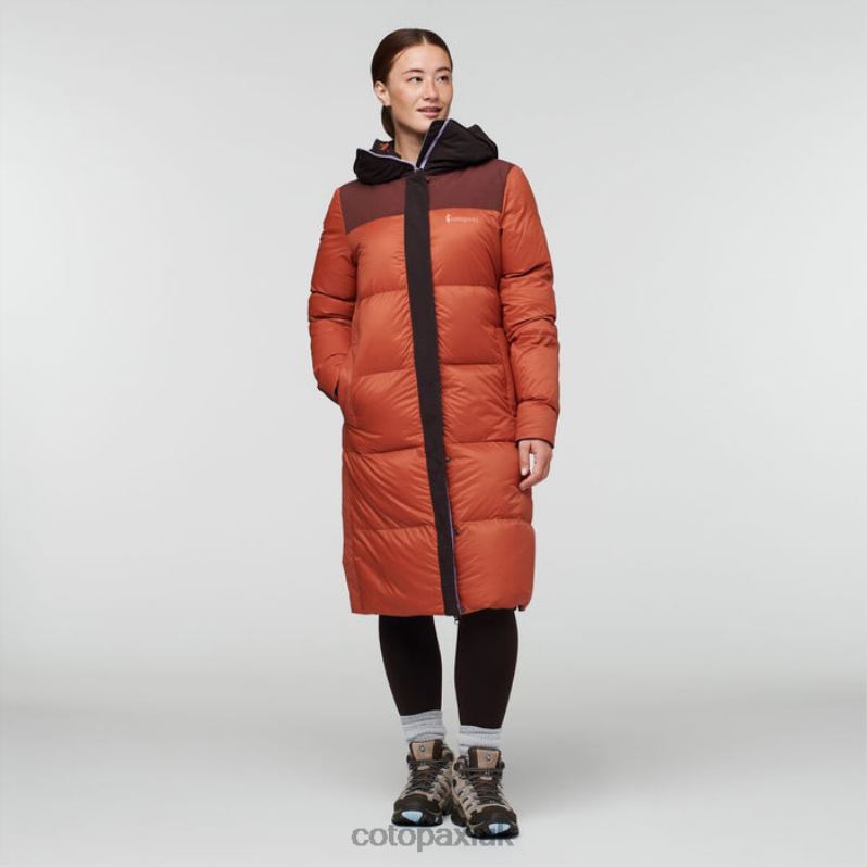 Cotopaxi UK - Solazo Down Parka Women Cavern-Spice Hot Cotopaxi X4X0H19