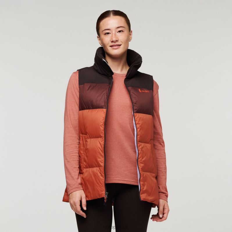 Cotopaxi UK - Best Cavern-Spice Solazo Down Vest Women Cotopaxi X4X0H724