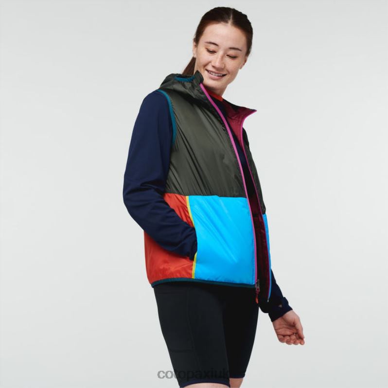 Cotopaxi UK - Brands Run Run Teca Cálido Hooded Vest Women Cotopaxi X4X0H138