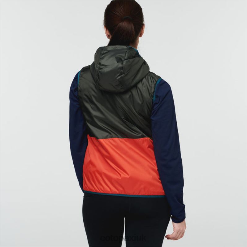 Cotopaxi UK - Brands Run Run Teca Cálido Hooded Vest Women Cotopaxi X4X0H138