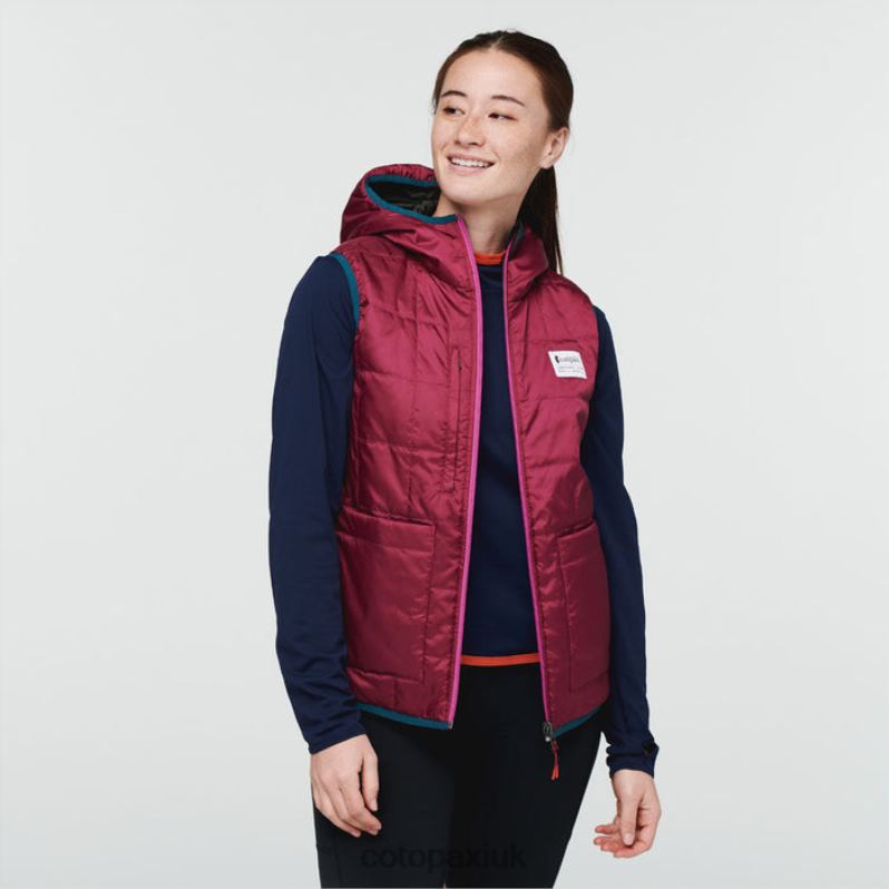 Cotopaxi UK - Brands Run Run Teca Cálido Hooded Vest Women Cotopaxi X4X0H138