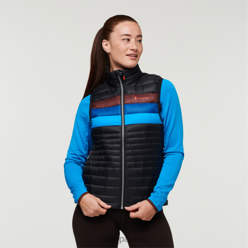 Cotopaxi UK - Collections Fuego Down Vest Women Black-Chestnut Cotopaxi X4X0H134