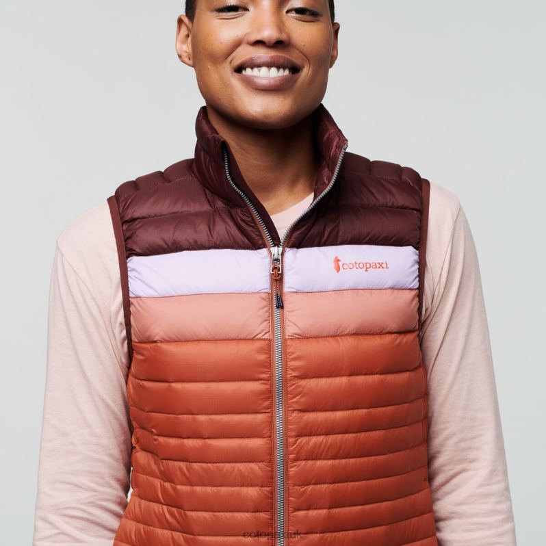 Cotopaxi UK - Fuego Down Vest Women Chestnut-Spice Collections Cotopaxi X4X0H717