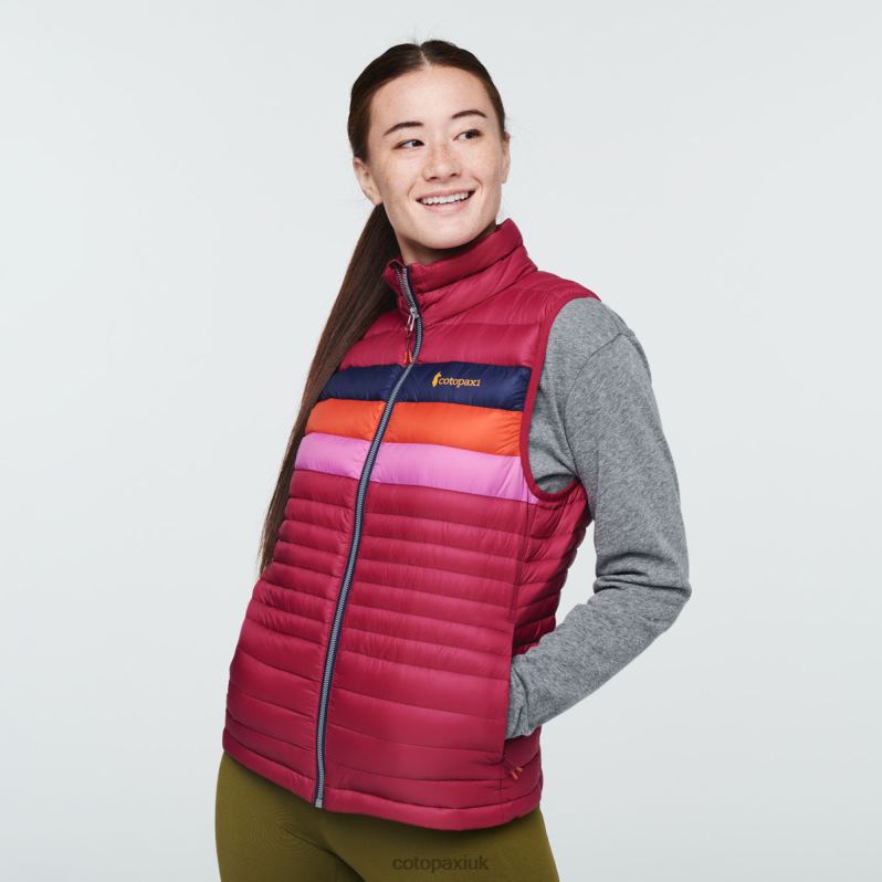 Cotopaxi UK - Fuego Down Vest Women Collection Raspberry Cotopaxi X4X0H716
