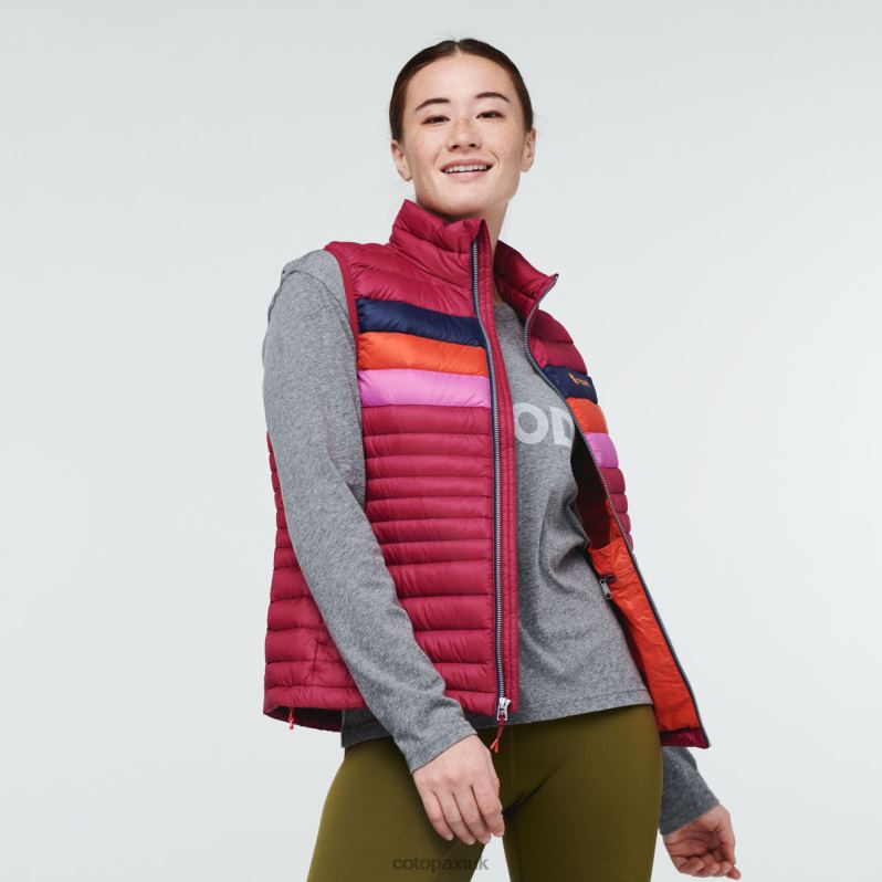 Cotopaxi UK - Fuego Down Vest Women Collection Raspberry Cotopaxi X4X0H716