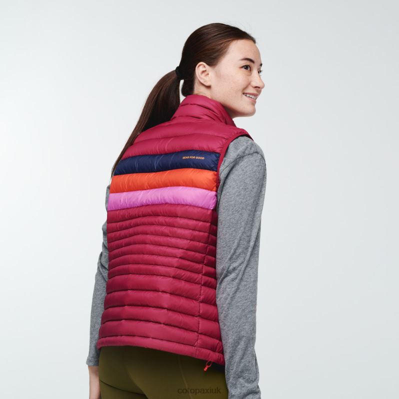 Cotopaxi UK - Fuego Down Vest Women Collection Raspberry Cotopaxi X4X0H716