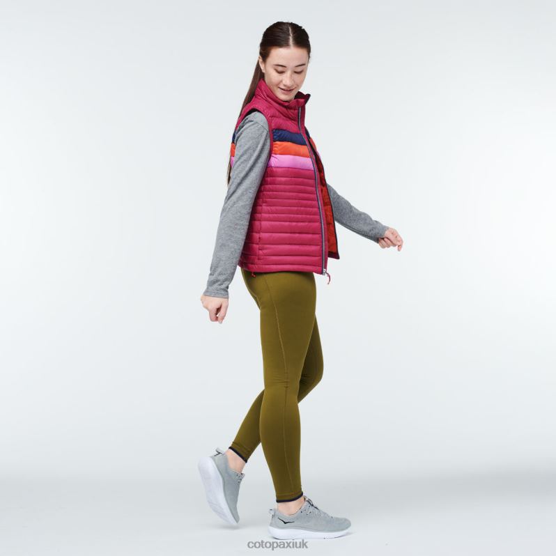 Cotopaxi UK - Fuego Down Vest Women Collection Raspberry Cotopaxi X4X0H716