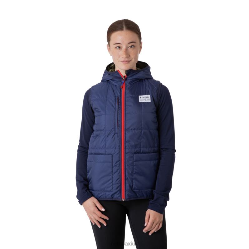 Cotopaxi UK - Olive Oil Teca Cálido Hooded Vest Women Original Cotopaxi X4X0H722