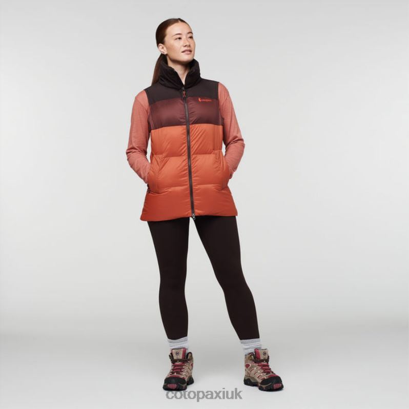 Cotopaxi UK - Origin Cavern-Spice Solazo Down Vest Women Cotopaxi X4X0H135