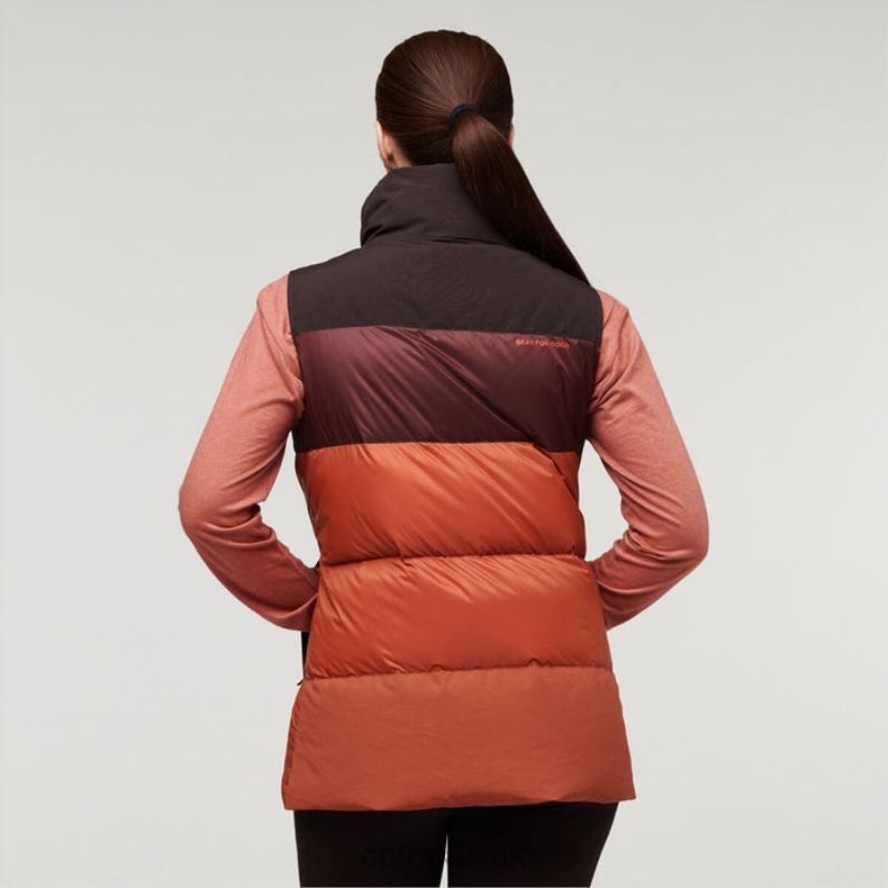 Cotopaxi UK - Origin Cavern-Spice Solazo Down Vest Women Cotopaxi X4X0H135