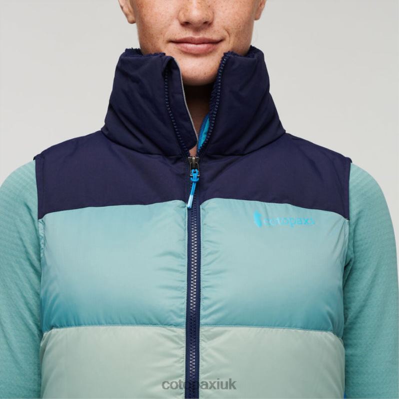 Cotopaxi UK - Origins Solazo Down Vest Women Maritime-Silver Cotopaxi X4X0H136