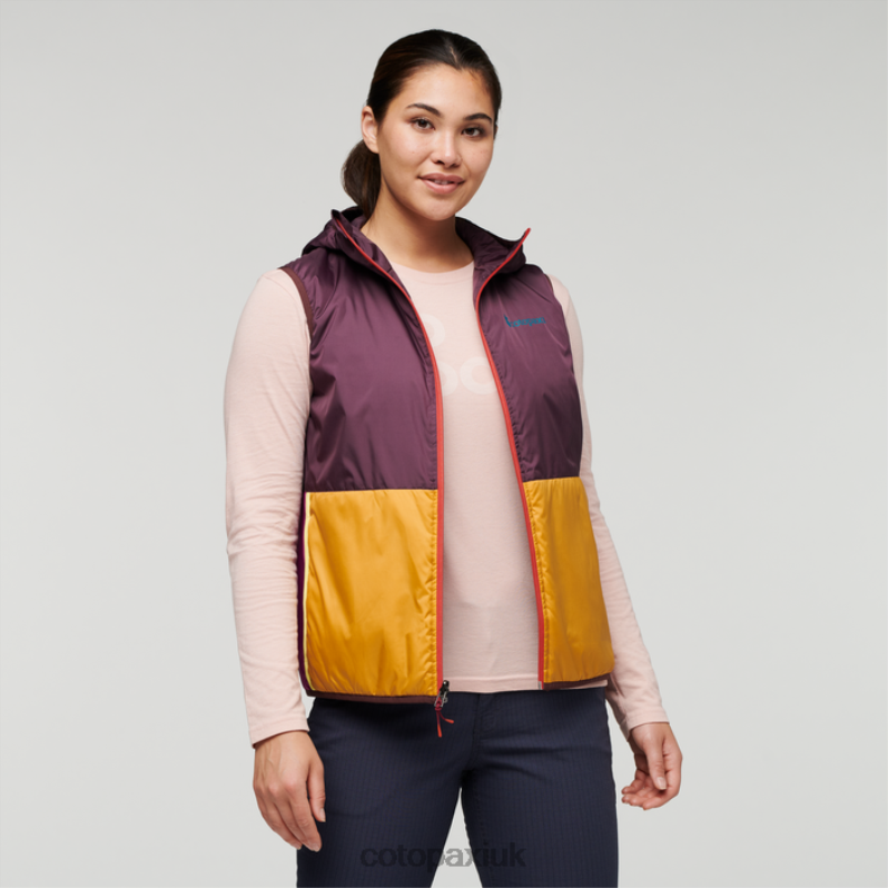 Cotopaxi UK - Teca Cálido Hooded Vest Women Hot Provence Cotopaxi X4X0H140