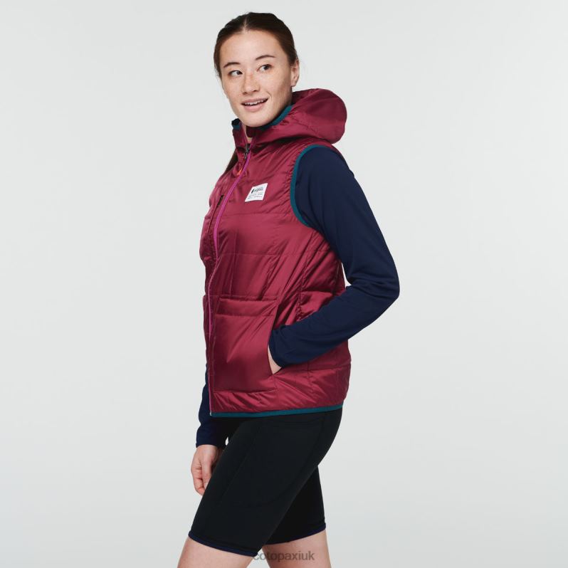 Cotopaxi UK - Teca Cálido Hooded Vest Women Run Run Origin Cotopaxi X4X0H718